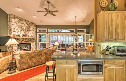 Beech Mountain Cabin | Perfect Beech Mountain Cabin with Spa and Cozy Hearth