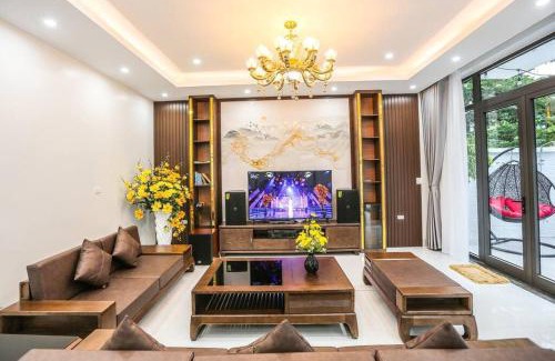 Sam Son Villa | Serene Sea Breeze Villa: Oceanfront Escape with Pool