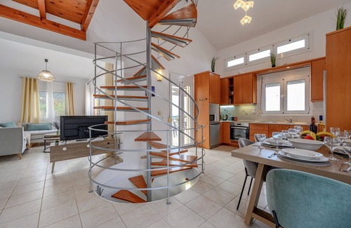 Drosia Villa | Relax at Sea Crest: Pool, Sea View & Steps to the Beach