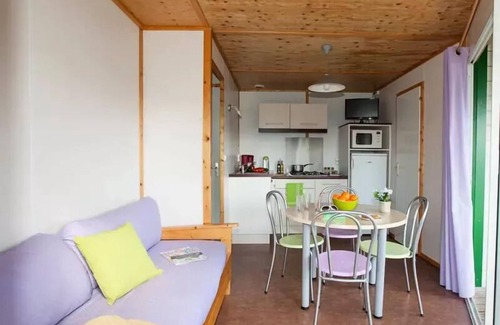 Saint-Briac-sur-Mer Ski Chalet | Sea Green - Camping Emeraude * - Comfort Chalet 2 bedrooms 5 people