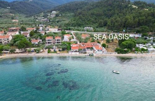 Thasos Town Villa | Sea Oasis Residence: Oceanfront Retreat with Private Beach