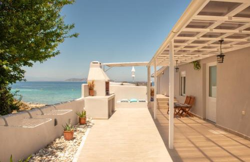 Thasos Town Villa | Sea Oasis Residence: Oceanfront Retreat with Private Beach