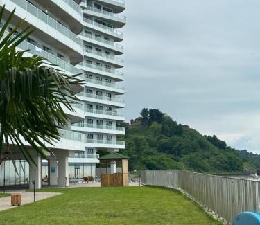 Kobuleti Apartment | Inviting Bamboo Beach Tsikhisdziri with Pool & Family Fun
