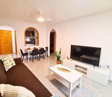 Els Arenals del Sol Apartment | Oceanfront Apartment with Pool and Incredible Views