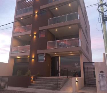 Las Grutas Apartment | Relaxing Sea View at Las Grutas with Pool Access