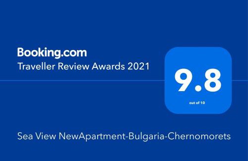 Chernomorets Apartment | Oceanfront Getaway: Sea View NewApartment in Chernomorets