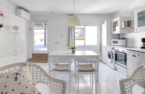 Calella Apartment | Exclusive Oceanfront Retreat with Private Solarium Terrace
