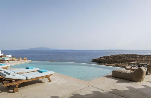 Kalafatis Villa | Seafront 9BDR Serenity in Mykonos