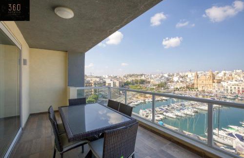 Pieta Apartment | Seafront Designer Apartment with Private Terrace & Ocean View