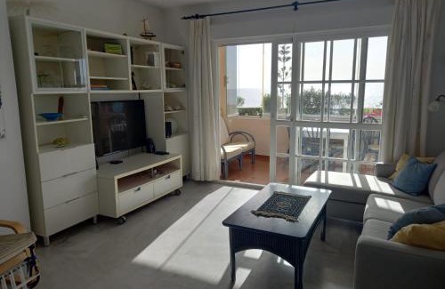 Torrox Costa Apartment | Seafront Retreat with Garden and Ocean Views Await You