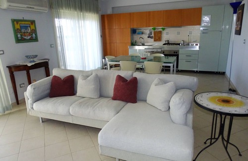 Sant'Alessio Siculo Condo | Seaside Terrace with Ocean View, Free Parking & Hot Tub