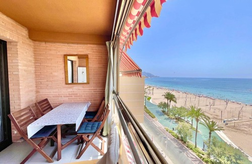 Cala Apartment | Seafront Poniente Beach Retreat with Spa & Family Amenities