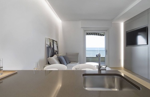 Riccione Apartment | Seafront Suite with Scenic Terrace in Riccione