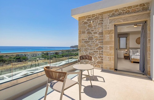 Falassarna Villa | Seafront Villa Thoe, Pool, Breakfast, Stunning view