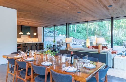 Telluride House | Inviting Glass Tiered House with Panoramic Views in Telluride