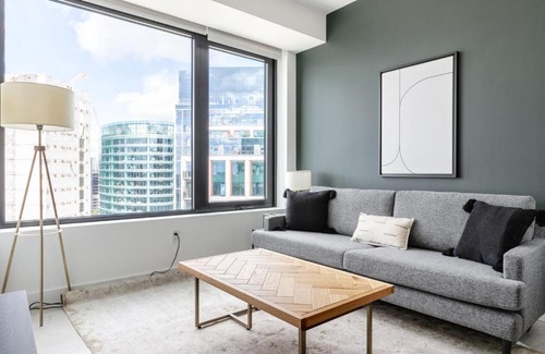 Seaport District Apartment | Seaport 1BR w Gym Pool WD Doorman BOS-283