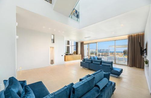 Tuzla Villa | Seascape Villa: Oceanfront Bliss with Private Beach Access