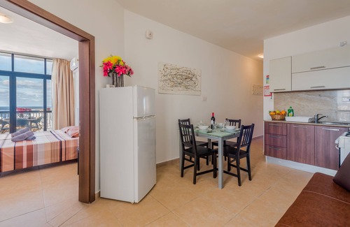 Bugibba Apartment | Seashells 2 Bedroom Apartment with Oceanfront Terrace