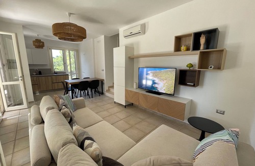 Santa Caterina Condo | Seaside 2 bedrooms condo with seaview rooftop - family relax Pinetamare Azur