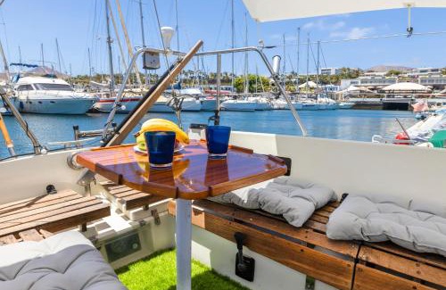 Puerto Calero Boat Rental | Oceanfront Escape: Seaside Stay on a Sail Yacht