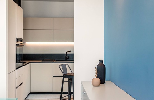 Riccione Apartment | Seaside Retreat: BLUE IL PORTO with Scenic Sea Views