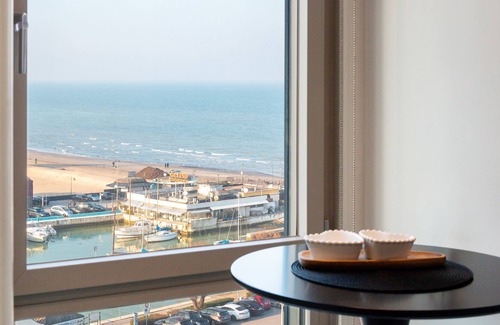 Riccione Apartment | Seaside Retreat: BLUE IL PORTO with Scenic Sea Views