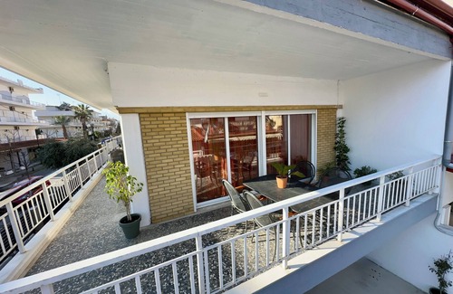 Olymbiaki Akti Apartment | Family-Friendly Neos Apartment Steps from the Sea