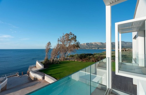 Trappeto Villa | Seaside luxury with private pool, sauna and direct beach access