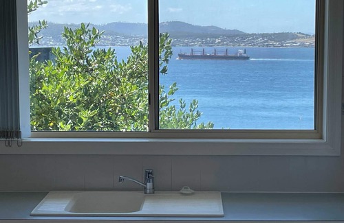 Sandy Bay House | Seaside Serenity: Oceanfront Retreat with Family Amenities