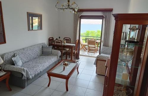 Korithion Apartment | Pet-Friendly Seaside Sunset with Oceanfront Views
