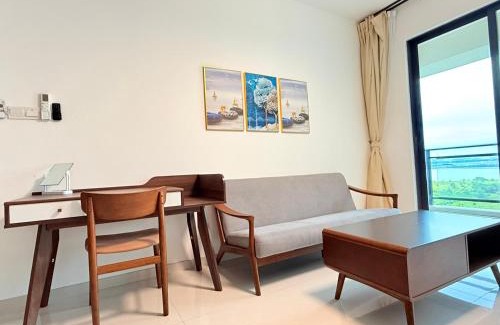 Gelang Patah Apartment | Seaview 2BR at Forest City Beach with Pool Access