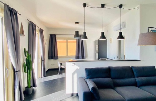 Salerno Apartment | Seaview Balcony Apartment: Steps from the Beach & Family Ready