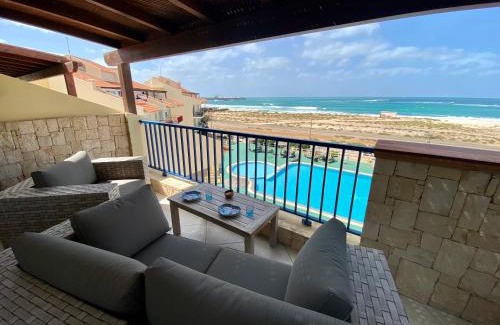 Sal Rei Apartment | Oceanfront Seaview Penthouse Mare with Pool & Pet-Friendly Stay