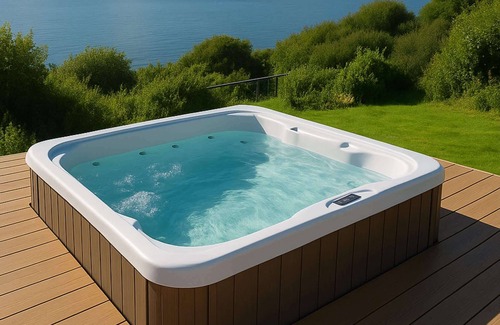 Hele Apartment | Seaview Three Bedroom Residence with Hot Tub and Sauna
