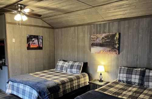 Natural Dam Cabin | Secluded Cabin in the Boston Mountains with access to OHV trails.