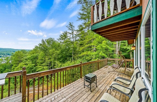 Brant Lake House | Serene Cabin Retreat with Dock and Breathtaking Views