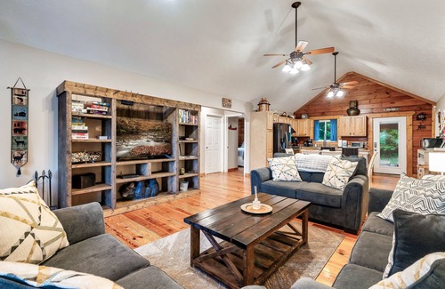 Vonore Cabin | Idyllic Cabin Retreat with Pool, Spa and Breathtaking Views