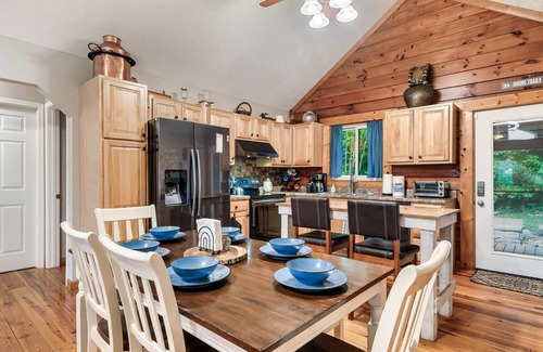 Vonore Cabin | Idyllic Cabin Retreat with Pool, Spa and Breathtaking Views