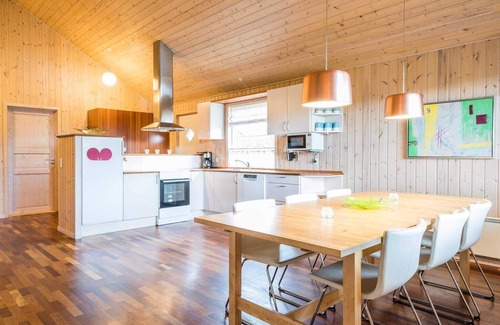 Skaven Strand House | Ideal 6-Person Holiday Home in Tarm with Great Amenities