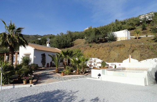 Sayalonga House | Serene Finca with Ocean Views, Pool, and Palm Garden