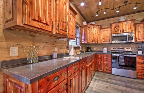 Elizabeth Cabin | Idyllic Log Cabin with Lake Access, Decks & Top Amenities