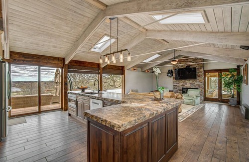 Solon Mills House | Secluded Luxury 15-Acre Paradise: Hot Tub, Game Room, Trails. Sleeps 10-16