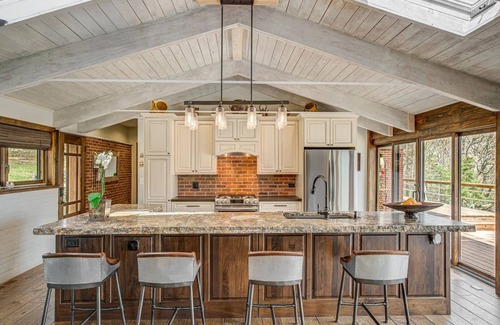 Solon Mills House | Secluded Luxury 15-Acre Paradise: Hot Tub, Game Room, Trails. Sleeps 10-16