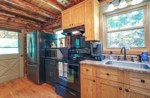 Meadows Of Dan Cabin | Inviting Meadows of Dan Cabin with Fire Pit & Amenities