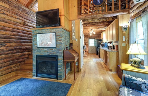 Meadows Of Dan Cabin | Inviting Meadows of Dan Cabin with Fire Pit & Amenities