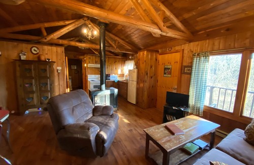 Syria Cabin | Relaxing Mountain Cabin Retreat with Lakefront Views