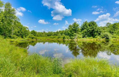 East Stroudsburg House | Relaxing Poconos Cabin with Fire Pit on 75 Scenic Acres