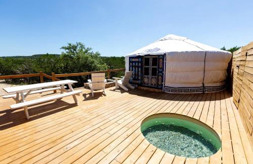 Dripping Springs Other | Secluded Romantic Yurt with Amazing Views in Dripping Springs, Texas