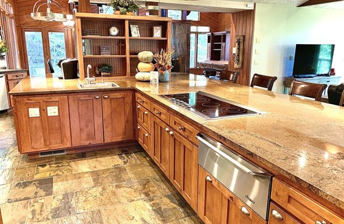Eureka Springs House | Secluded Waterfront Lakehouse: Gourmet Kitchen & Private Dock