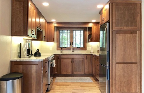 Beulah Apartment | Ideal Getaway Near Downtown Beulah & Crystal Lake Fun